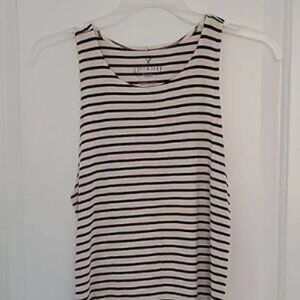 Verty Striped Black and White Crop Top